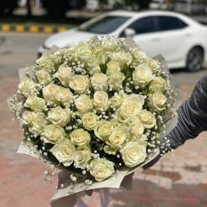 Cloud Nine White Rose Bouquet