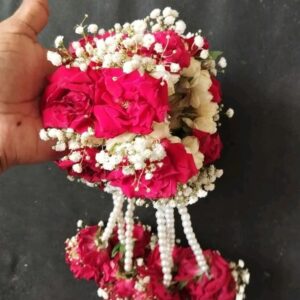 Ruby Rose Traditional Gajra Set