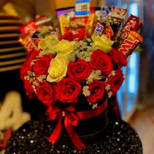 Midnight Rose & Chocolate Box