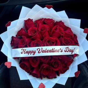 Velentine Day Red Rose Bouquet