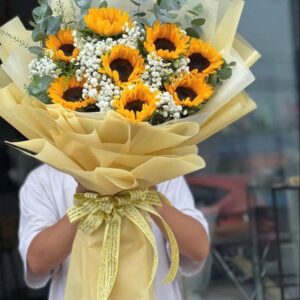 Golden Sunflower Bouquet