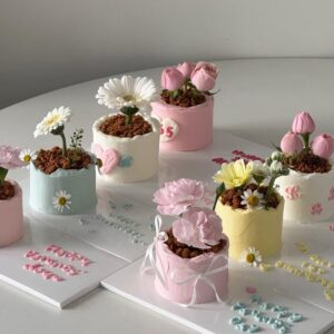 Pastel Bloom Cupcake Collection