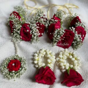 Fresh Floral Bridal Jewelry Set
